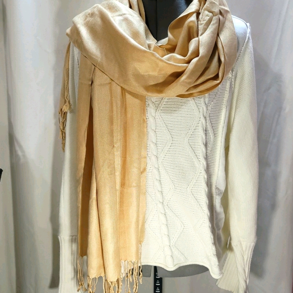 Pashmina & Silk Scarf/Wrap